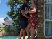 Preview 1 of Almost fucked my best friends wife poolside outdoor