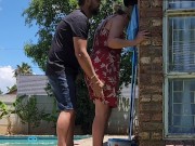 Preview 3 of Almost fucked my best friends wife poolside outdoor
