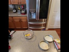 Baking a cake while stripping - Screenshot 8 of 16 - Big Boobs