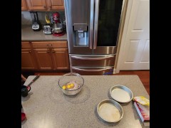 Baking a cake while stripping - Screenshot 9 of 16 - Naked Cooking