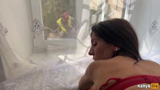 Fucked Cheating Wife Behind Working Husband's Back