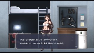 [Hentai Game Phantom Thief Ren. Blonde busty gun woman's sex game]
