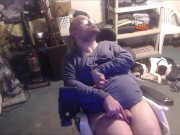Preview 1 of finally have my wheelchair fixed I can finally masturbate p2