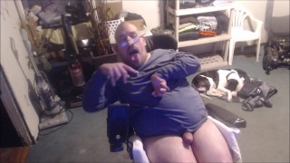 finalmente tenho minha cadeira de rodas consertada Eu finalmente posso me masturbar p2