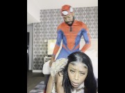 Preview 3 of Bestie Called Spider-Man Over To Drop Some P Off