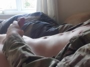 Preview 6 of Big Dick Soilder Wanking His 7.5 Inch Cock Off Just For you (Dirty Talking Loud Moaning)