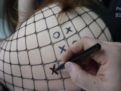 lost her pussy in tic-tac-toe. Cum inside - Deluxe_Bitch
