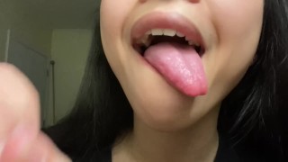 Hinasmooth JOI Asian Cum Dumpster Begs For You To Stroke Your Cock And Nut In Her Mouth Hinasmooth