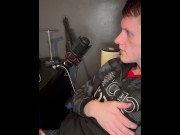 Preview 1 of British chav masturbates to gay porn for first time this year