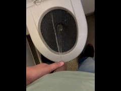 Pissing in the Plane Toilet