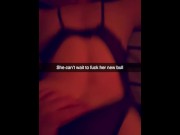 Preview 2 of Cheating slut girlfriend excited for new bull