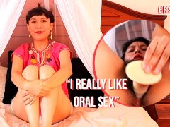 Ersties - Mexican Anahi Toys Her Hairy Pussy With a Dildo