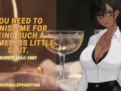 [F4M] Slutty Business Partner Offers Free Use Fuck If You Cheat on Your Wife