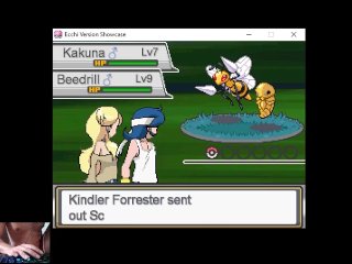 Pokemon ecchi version - Team up with a sexy reporter