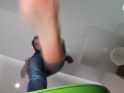 Megan's long toes and sexy feet compilation (czech feet, foot model, sexy soles, foot goddess, toes)