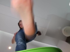 Megan's long toes and sexy feet compilation (czech feet, foot model, sexy soles, foot goddess, toes)