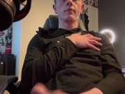Preview 5 of British Amateur Teen Chav Masturbates and Cums while watching porn