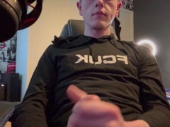 British Amateur Teen Chav Masturbates and Cums while watching porn - Screenshot 11 of 16 - Gay
