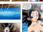 Preview 2 of Trunks and Caulifla fuck in the pool ep.1