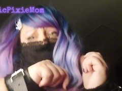 Goth Girl Cuffed and Struggle Fucked