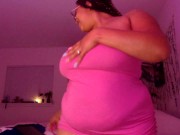 Preview 1 of Big Tit Big Ass Ebony BBW Lady Alexa Syren Steals Your Cum Livestream