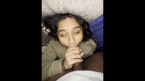 Indian girl beggs me to mouth fuck her