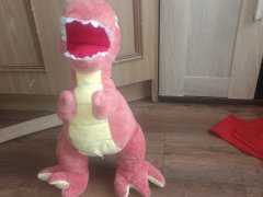 Red t-rex dinosaur