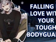 Preview 1 of Falling In Love With Your Tough Bodyguard!(M4F)(ASMR)(Yelling)(Confessions)(Hair stroking)(PART 1