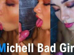 Michell Bad Girl - Baño Dorado Con Mamada