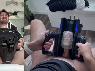 Trying out my XSpaceCup Auto-Stroker for the first time.