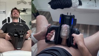 Trying out my XSpaceCup Auto-Stroker for the first time.