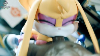 Grijp haar oren en facefuck ruw haar konijnenkeel! (Bunnie Rabbot van Sonic Series) | Merengue Z