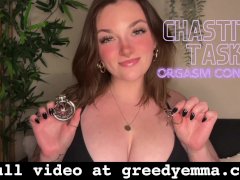 Ultimate Chastity Task - Goddess Worship Orgasm Control and Denial
