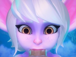 PUMPING YOUR BALLS INTO YORDLE TRISTANA'S THROAT | Merengue Z