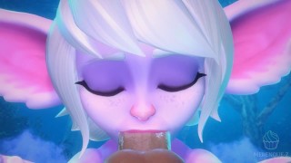 YORDLE Tristana's Throat Is Where You Should Be Pumping Your Balls