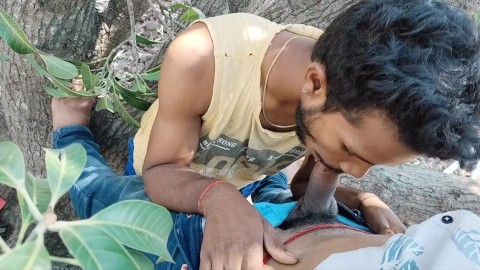 Blowjob School Boy Public Area Agriculture Farmers Mango Tree Sucking College boy Master Cook