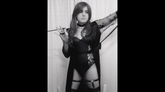 Kara Teases And Plays In 1920's Burlesque Inspired Lingerie