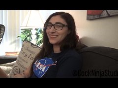Shy Nerdy Little Step Sister Fucks Step Brother For A Trip To Space Camp - Addy Shepherd
