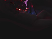 Preview 4 of Erotic movie by the light of Christmas lights, a real story with a married couple