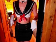 Preview 1 of MY NEIGHBOR MASTURBATES WHILE I WARM HER UP ( TRAILER " PEEPING NEIGHBOR EP 7 SAILOR'S MATE" VIDEO )
