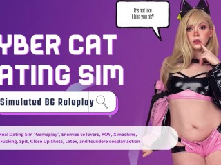 Cybercat Dating Simulator : Win the Heart of the Tsundere Cutie and Fuck your Bully.