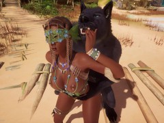 WildLife - Indra fucking with a Werewolf. - Screenshot 9 of 16 - Latina Anal