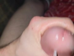 Stroking my cock