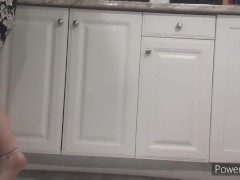 Desperately pissing panties while doing chores 5/16