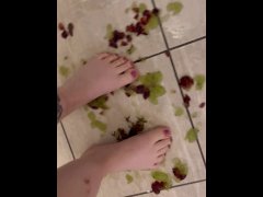 Grape crushing