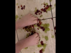 Grape crushing