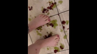 Grape crushing