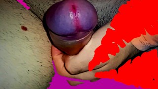 purple and pink masturbating, homemade video young