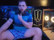 Preview 5 of 1 Pipe smoke dad new extending cockring butt plug