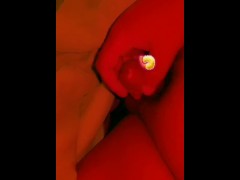 Stroking my tiny little shrimp dick